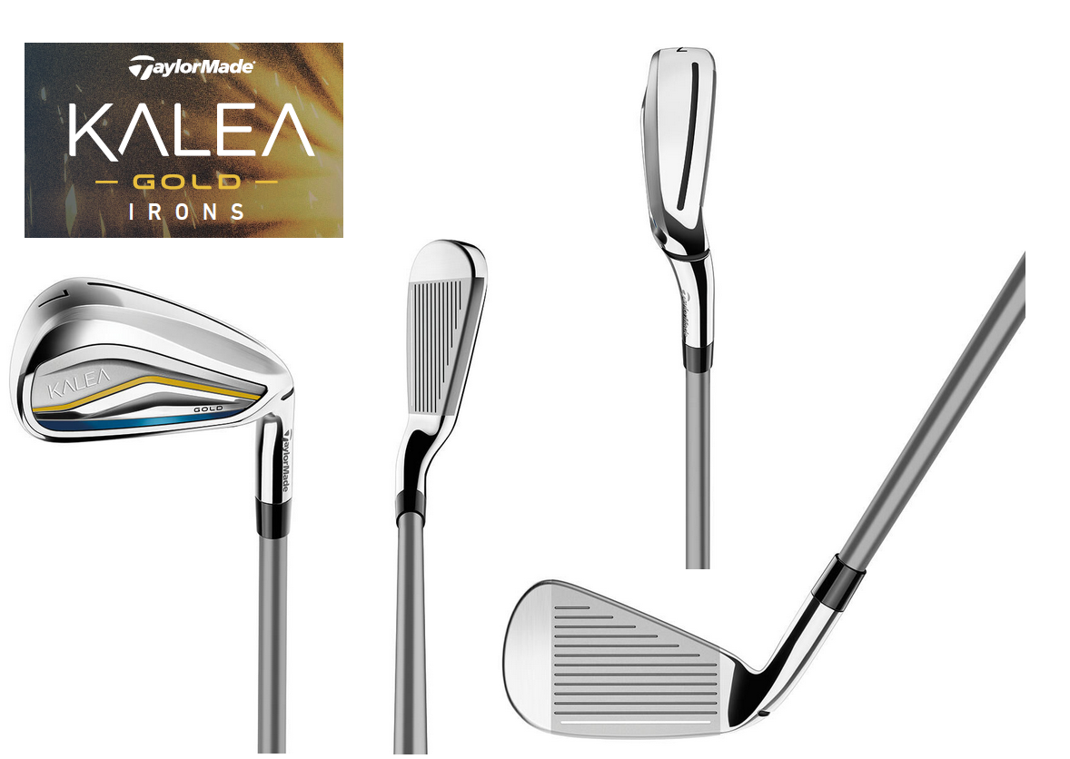 TaylorMade Kalea Gold Eisensatz (7 Eisen) - Damen, RH 